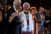 Bertrand Tavernier, Pedro Almodóvar, Marisa Paredes et Gérard Collomb