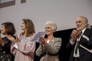 Mélanie Doutey, Laetitia Casta, Danièle Heymann et Jerry Schatzberg 