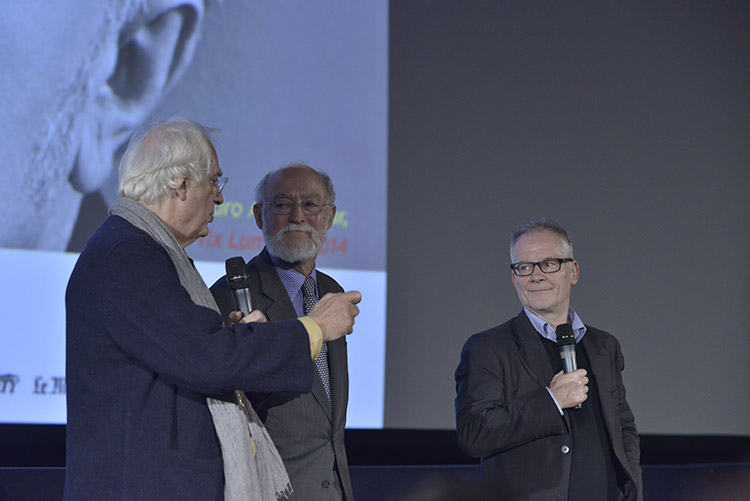 Bertrand Tavernier, Nicolas Seydoux et Thierry Frémaux