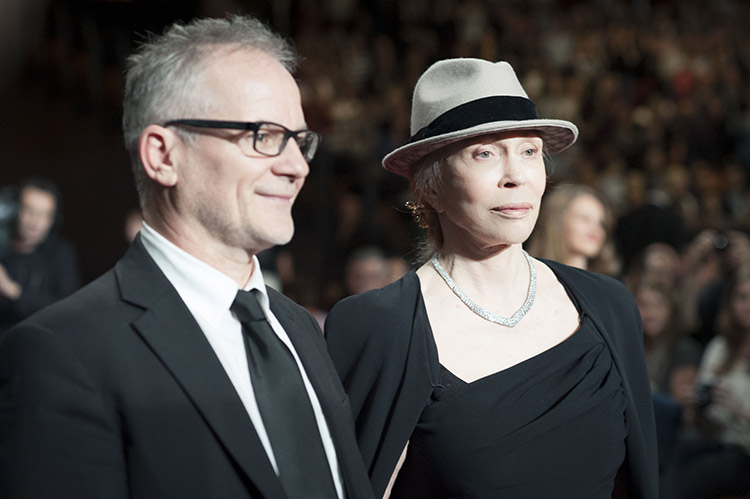 Thierry frémaux et Faye Dunaway