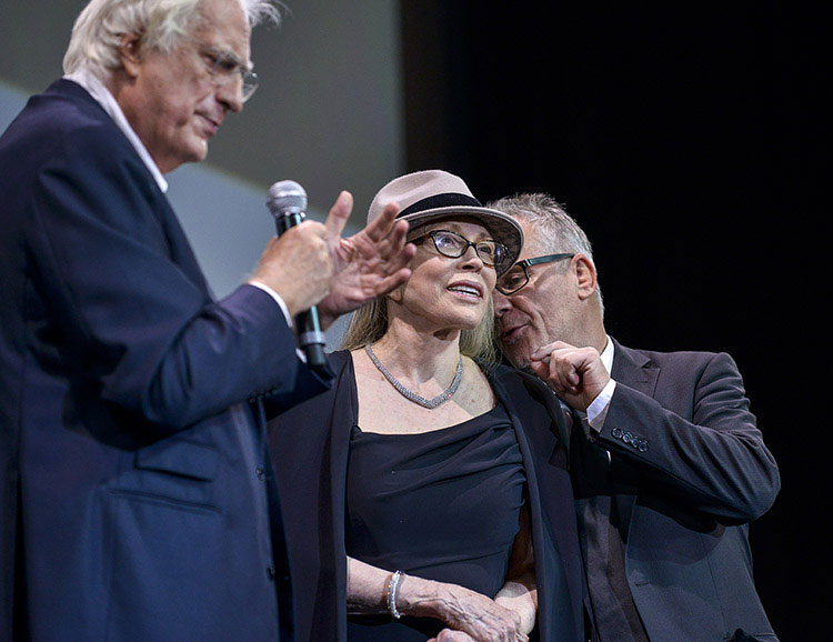 Bertrand Tavernier, Faye dunaway et Thierry Frémaux
